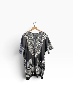 Dashiki Unisex Traditional Afrocentric Shirt Festival Tribal Relaxed Fit Top